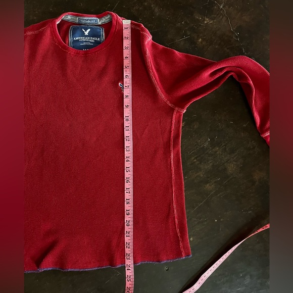 Vintage American Eagles Outfitters Red Thermal, M - Picture 5 of 6